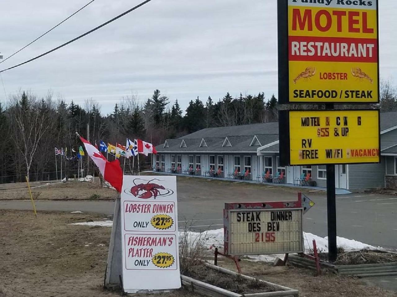 Fundy Rocks Motel Hopewell Cape Eksteriør billede